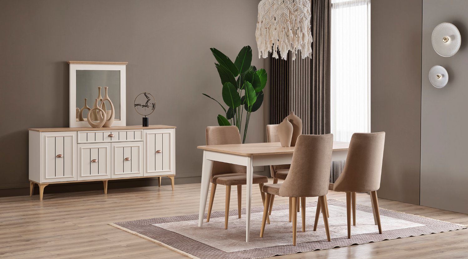 Created with GIMP Bella Dining Room Set - Image 1