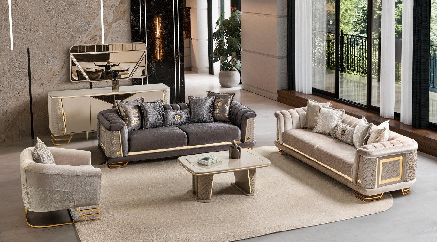 Romance Sofa Set Romance Living Room Set - Image 1